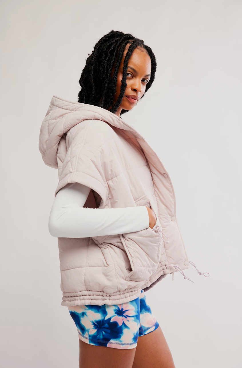 Happy Trails Poncho - Pearl