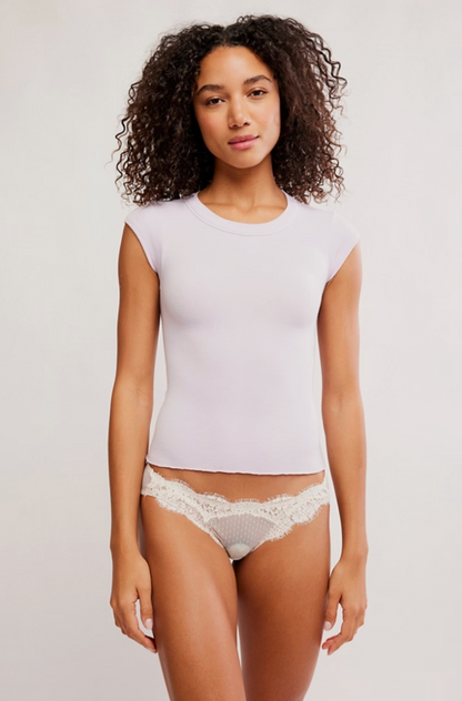 So Soft Baby Tee - Lavender Ice