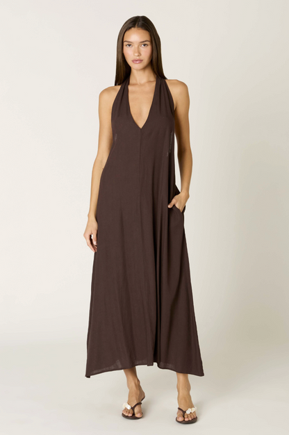 Gaetano Dress - Coffee