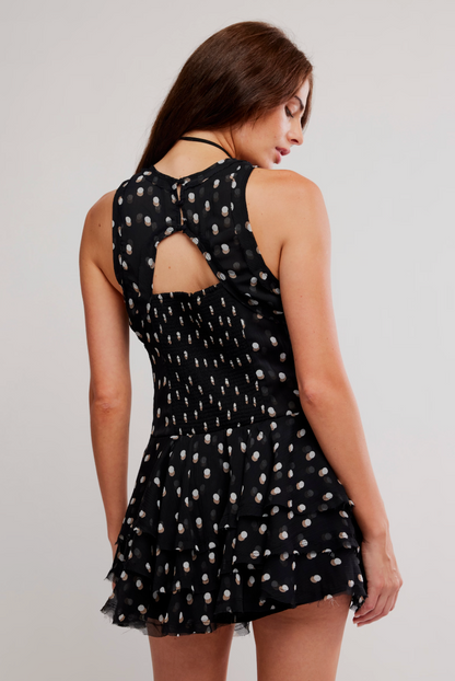 Raven Printed Mini Dress