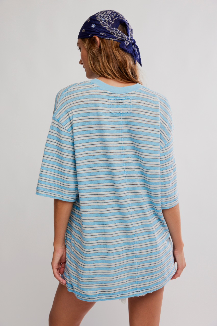 All Love Stripe Pocket Tee
