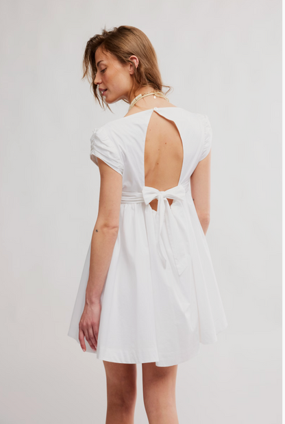 Raven Mini Dress - Ivory
