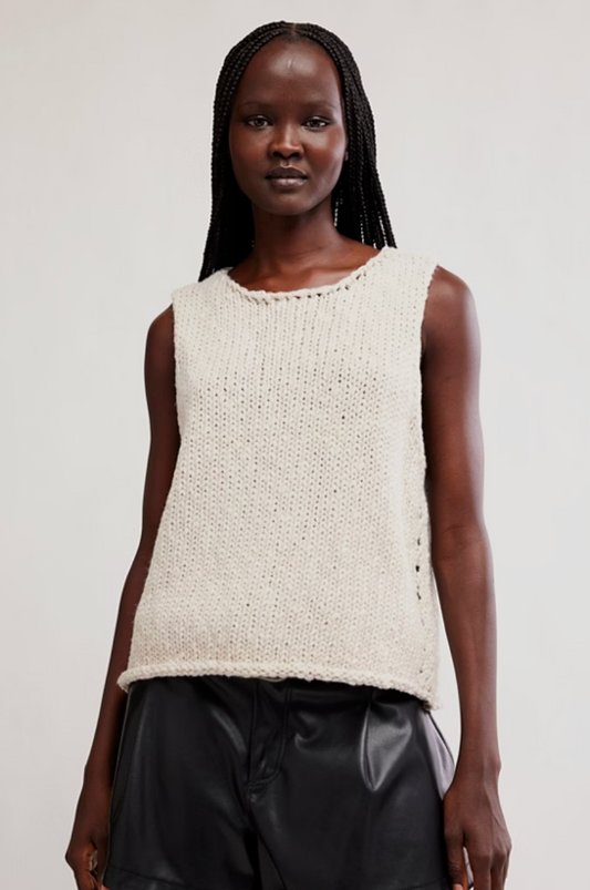 Opal Knit Tank - Tea