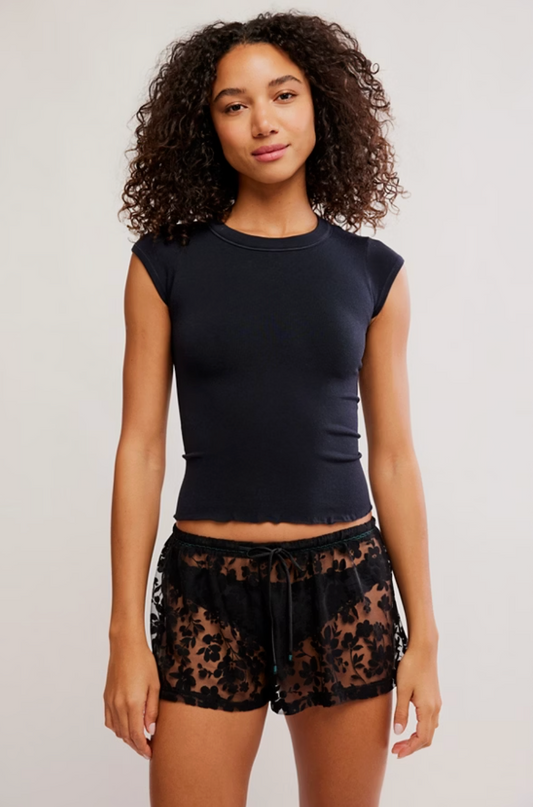 So Soft Baby Tee - Black