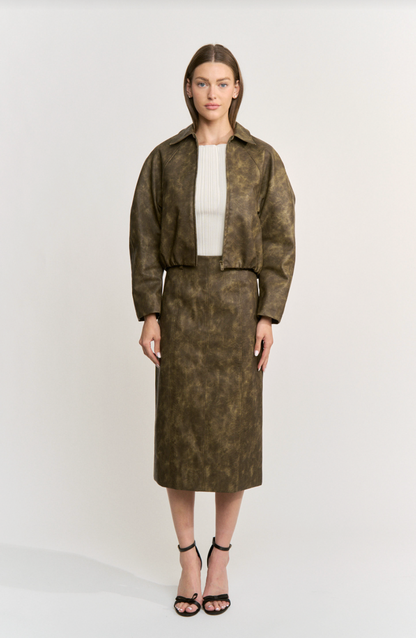 Margot Bomber Jacket - Olive