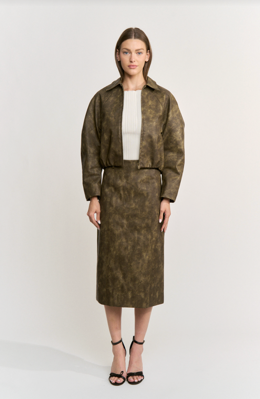 Margot Bomber Jacket - Olive
