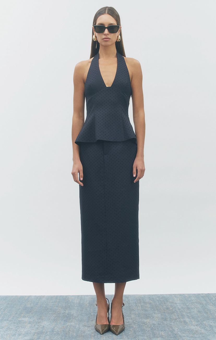 Brynn Top - Navy/Black