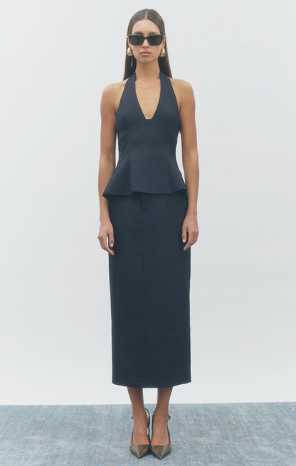 Brynn Top - Navy/Black
