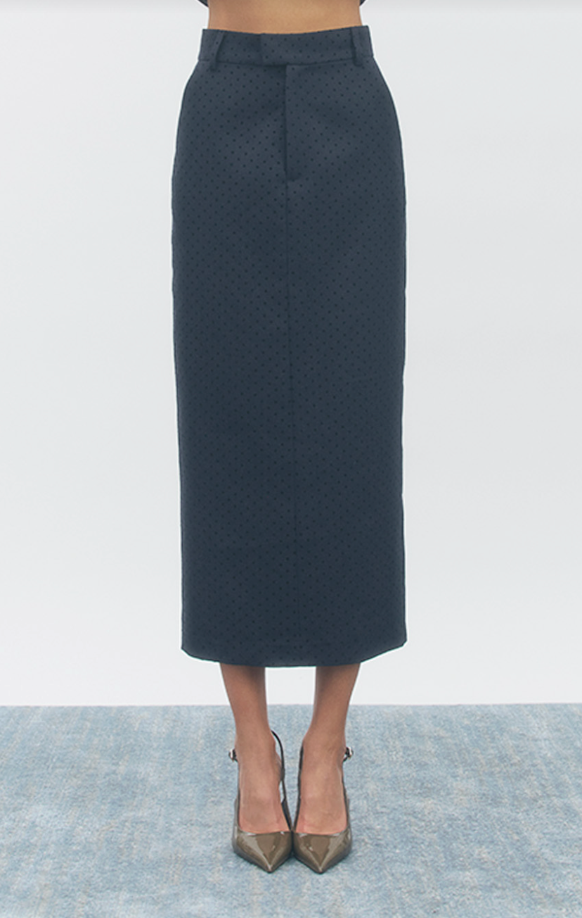 Bella Skirt - Navy/Black