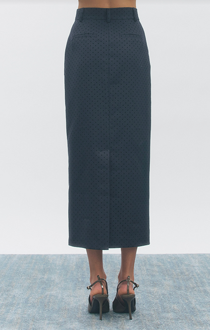 Bella Skirt - Navy/Black