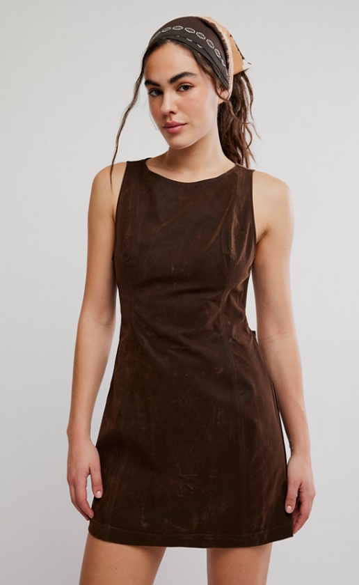 Atlas Suede Mini Dress