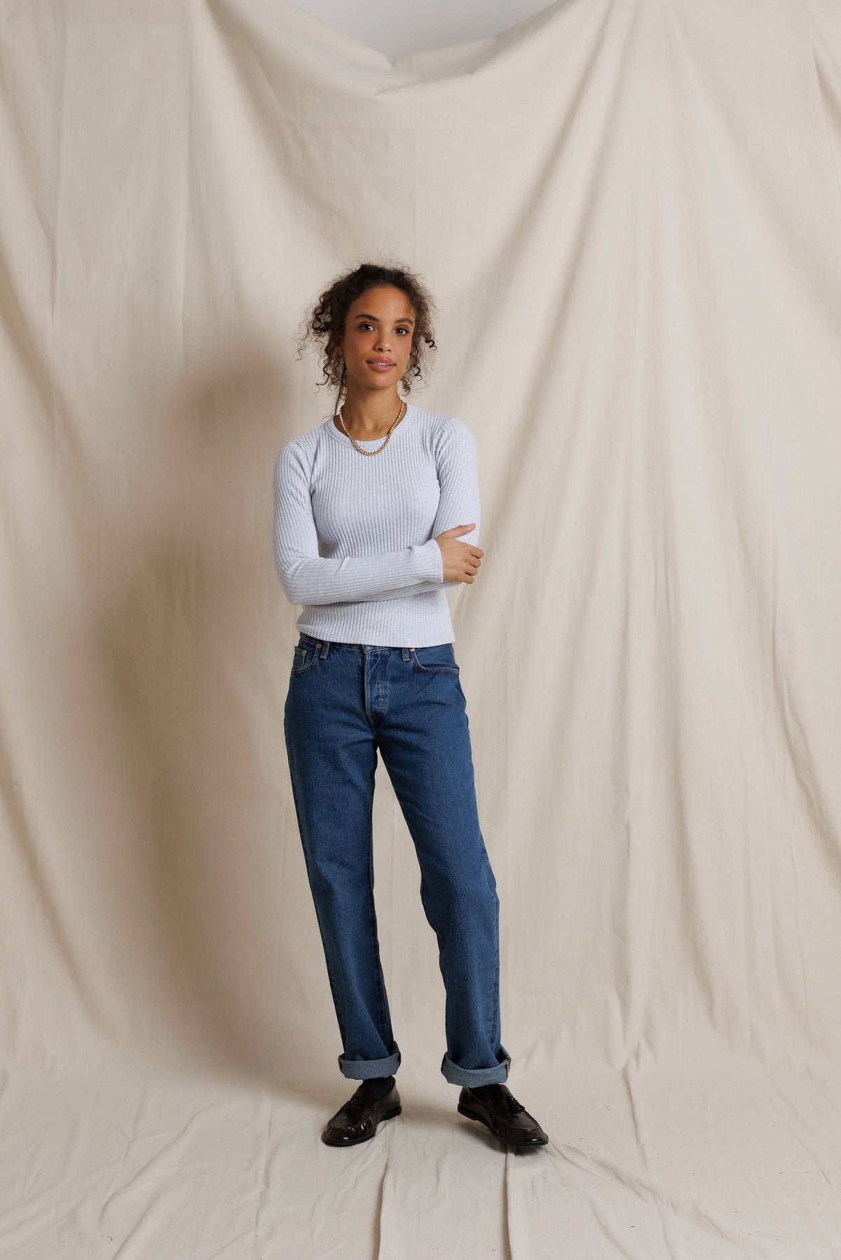 Flora Long Sleeve - Heather Grey