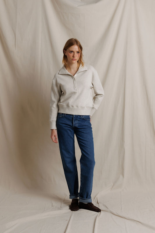 Zia Waffle Sweater - Oatmeal
