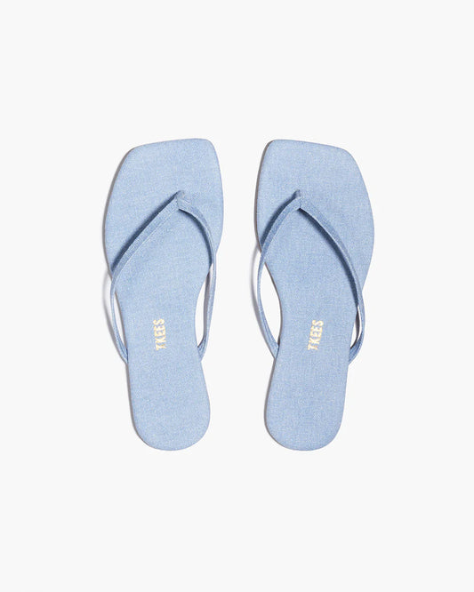 Square Toe Lilly Washed Denim