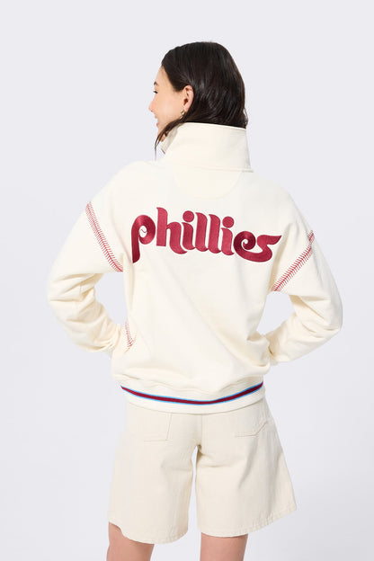 Phillies Stitch Quarter Zip