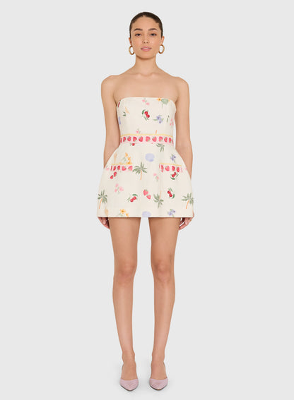 Strapless Bethany Romper - Boardwalk
