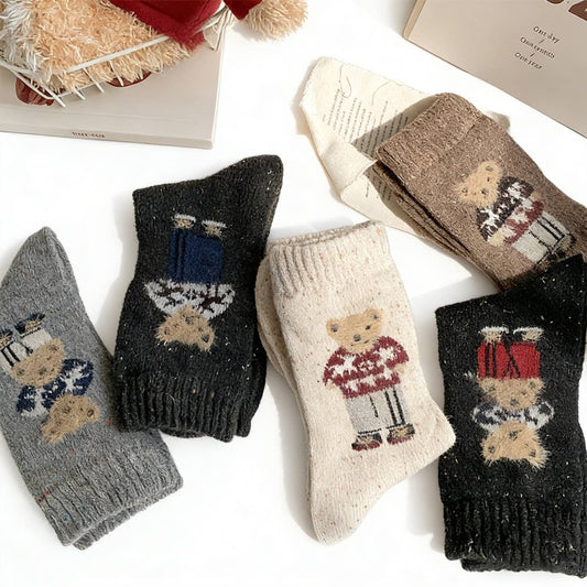 Wool Bear Crew Socks
