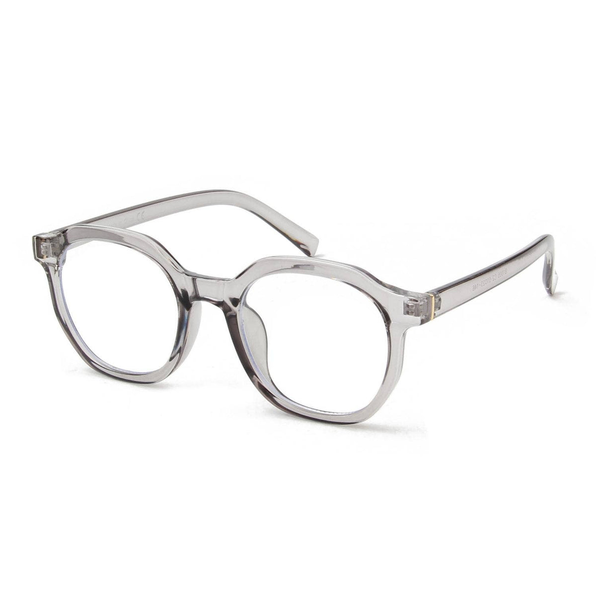 Round Geometric Blue Light Glasses