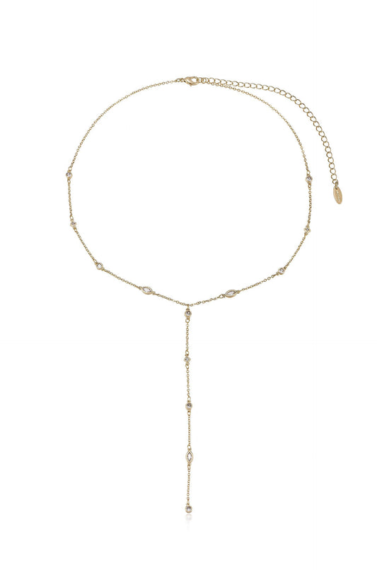 Simple Statement Crystal Lariat