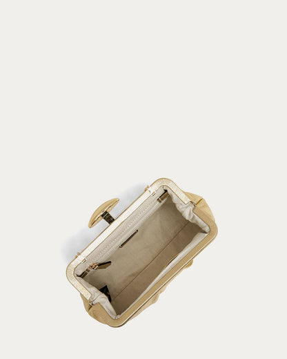 Full Circle Clutch - Champagne