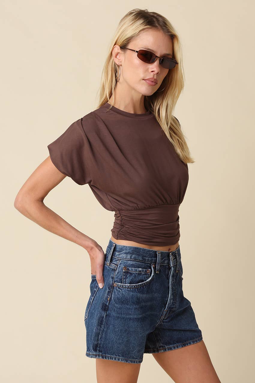 Sophie Ribbed Tee