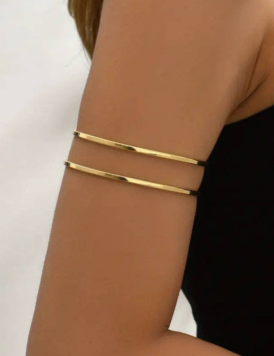 Layered Open Arm Cuff