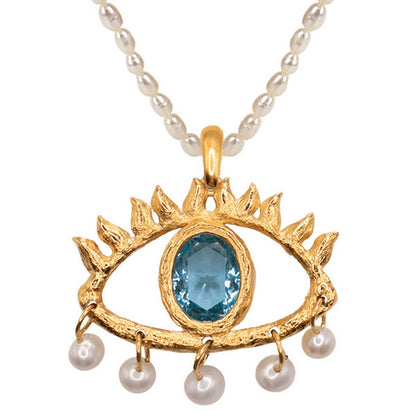 Gold Ocean Charms Necklace