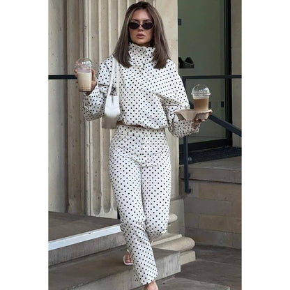 Polka Dot Printed Jacket