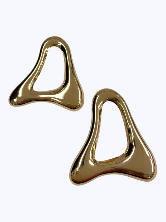 Abstract Open Frame Earrings