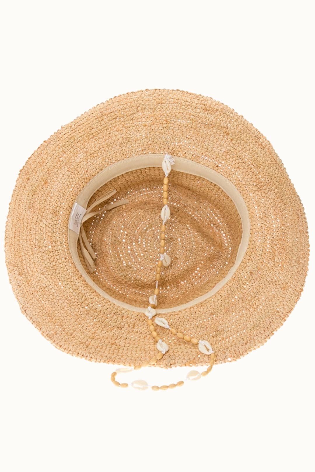 Raffia Shell Sun Hat