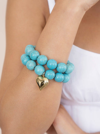 Luck & Love Turquoise Bracelet Set