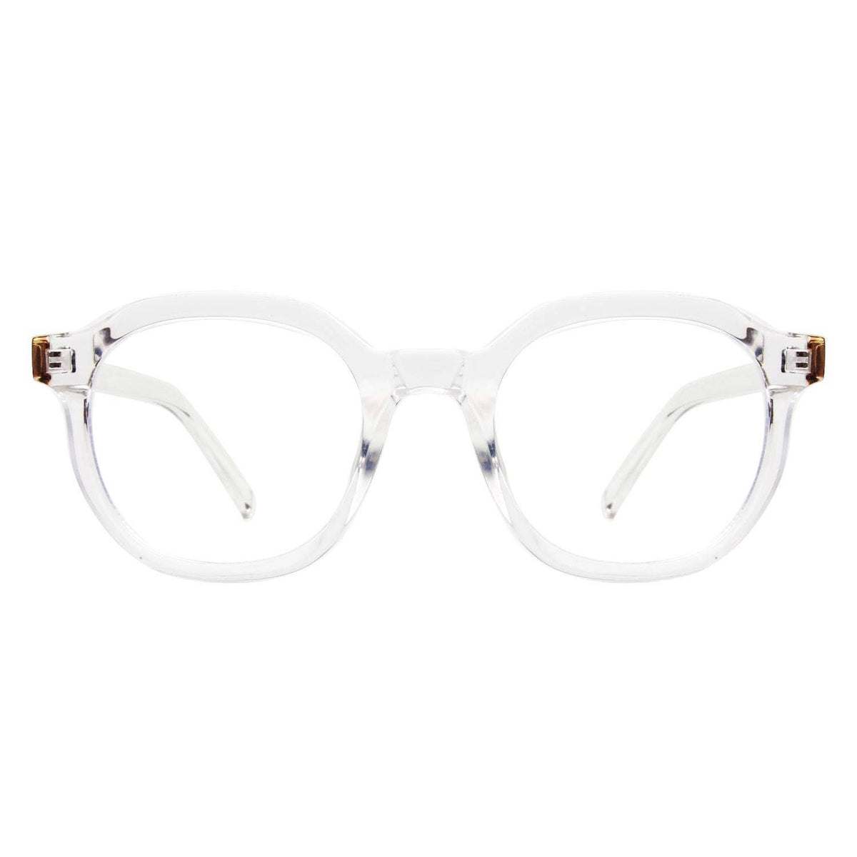 Round Geometric Blue Light Glasses