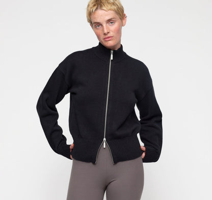 True Knit Cardigan - Black