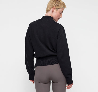 True Knit Cardigan - Black