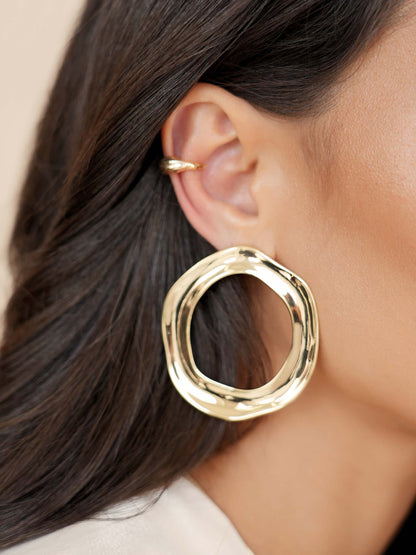 Open Circle Earrings