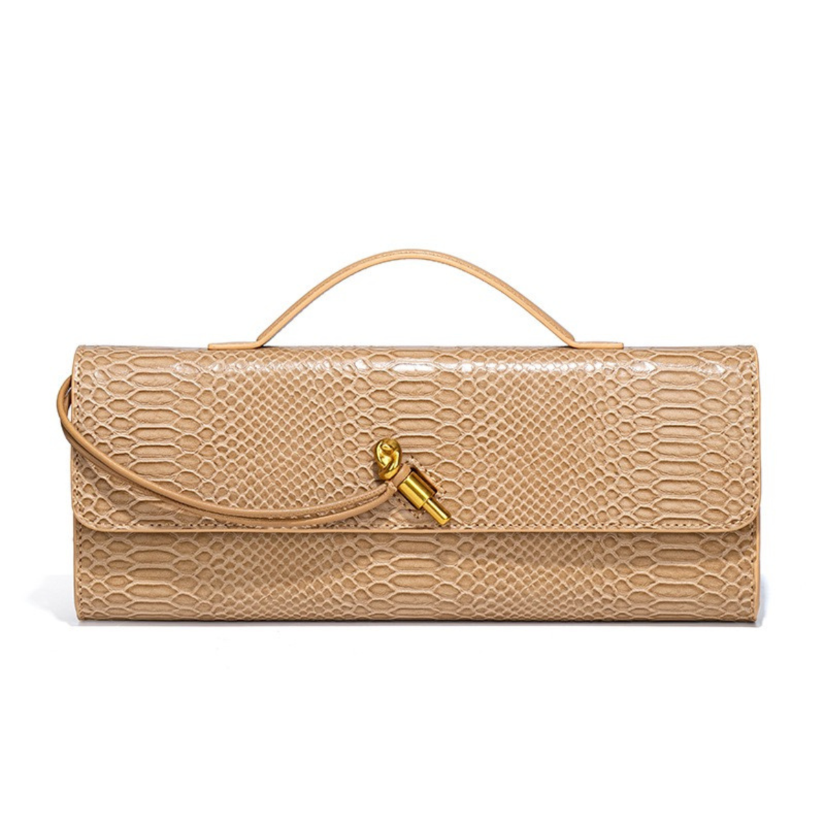 Crocodile Leather Clutch