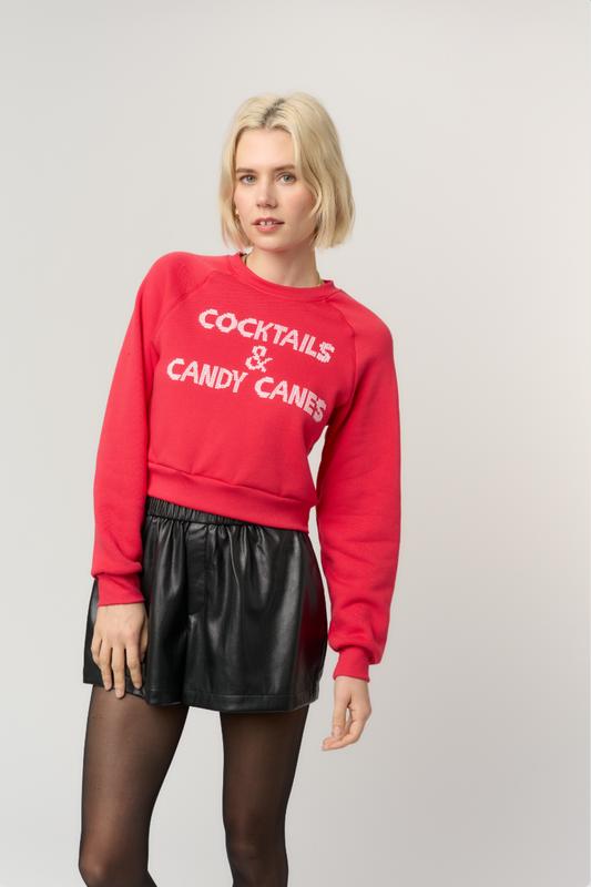 Cocktails & Candy Canes Sweatshirt