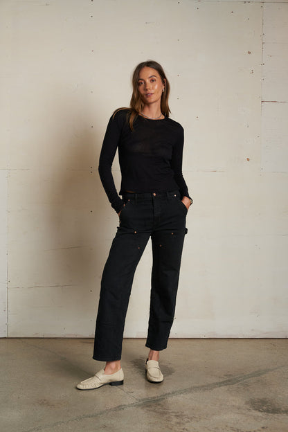 Inna French Jersey Top