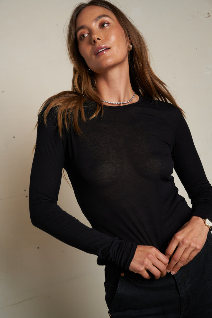 Inna French Jersey Top