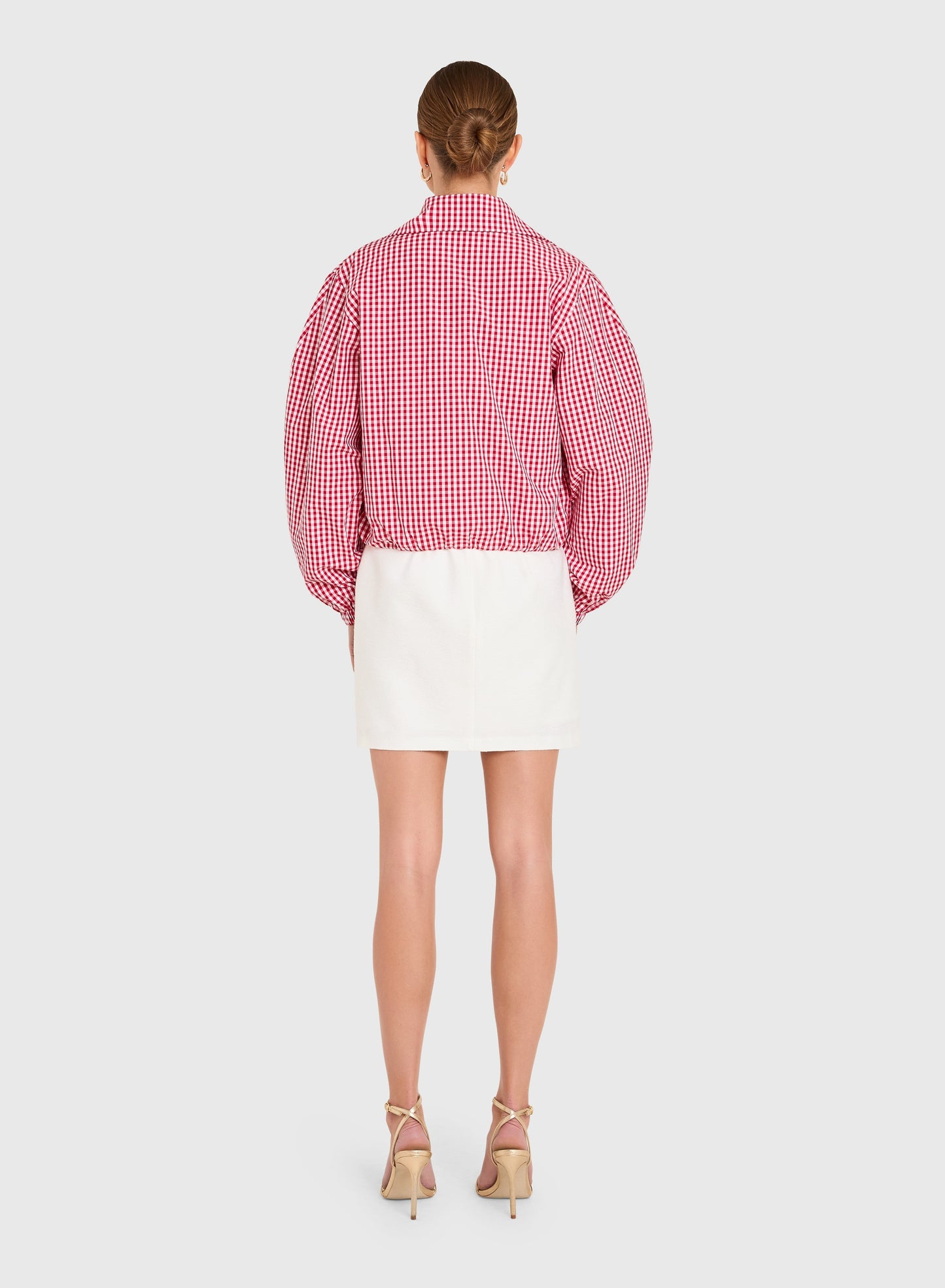Como Bomber Jacket - Ivory Red