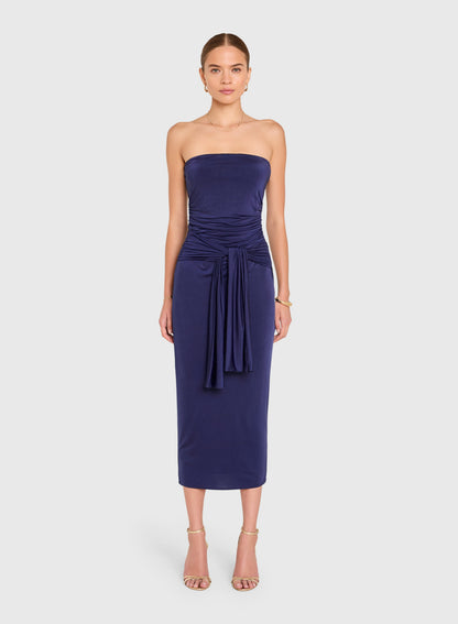 Ayanna Midi Dress - Navy