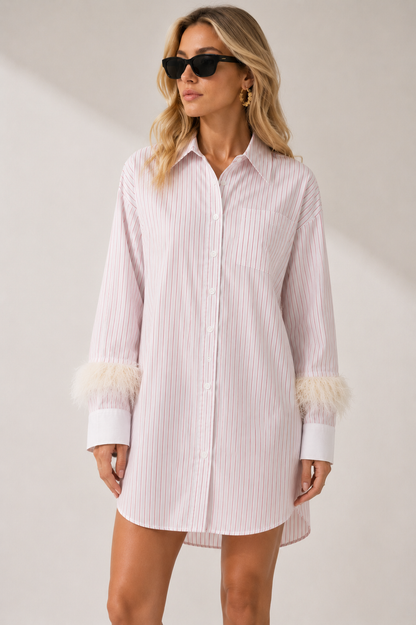 Lottie Shirt - White Berry