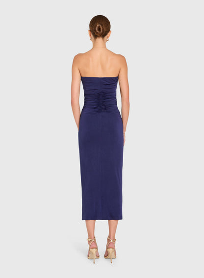 Ayanna Midi Dress - Navy