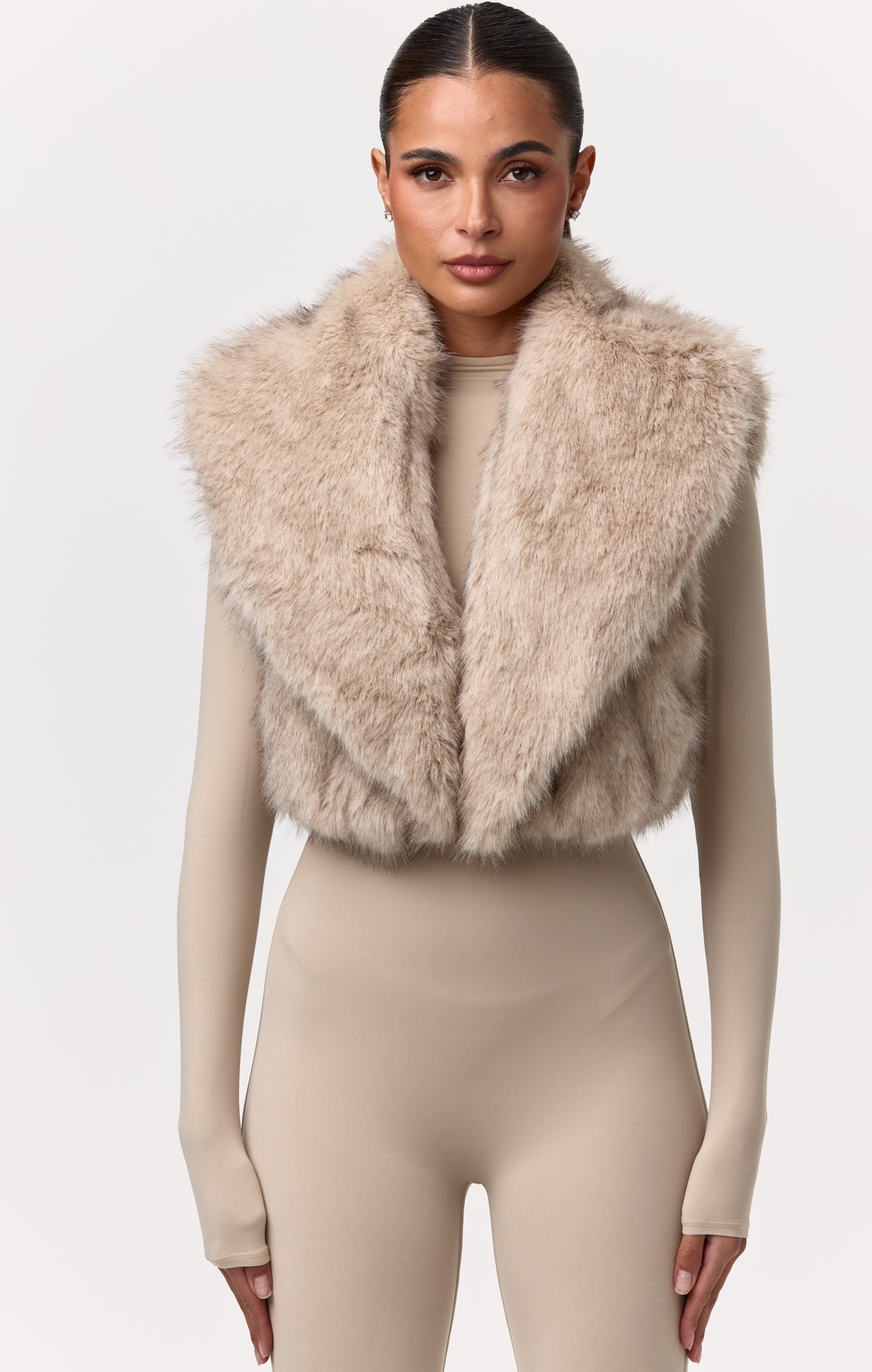 Faux Fur Plush Vest