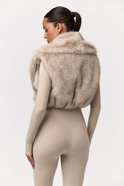 Faux Fur Plush Vest