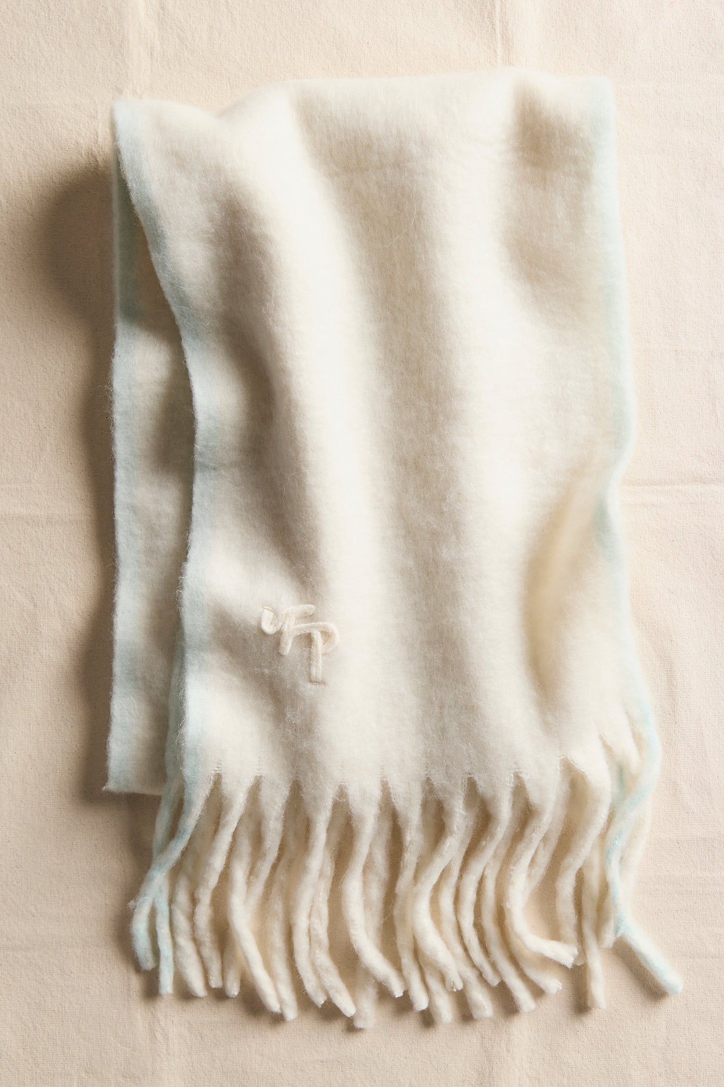 Winter Chill Blanket Scarf - Ivory
