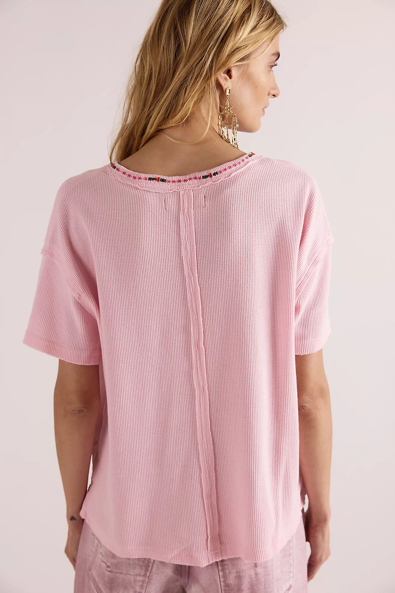 Merry Meowy Tee - Pink