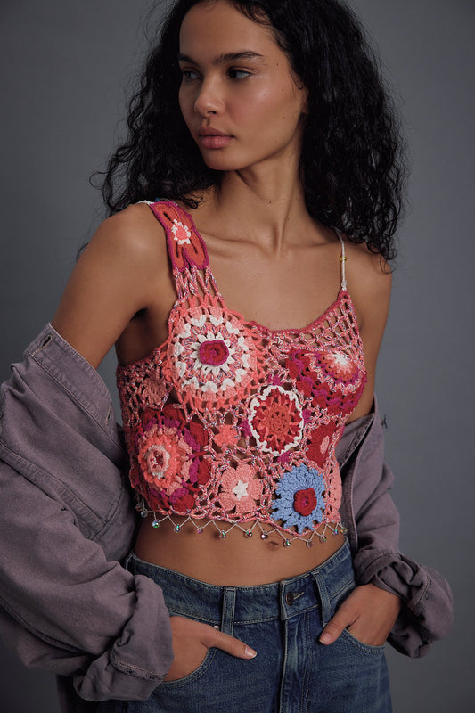 Fiorella Crochet Tank